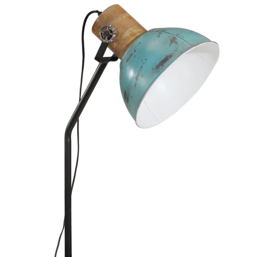 Lampadaire 25 W bleu délavé 30x30x100-150 cm E27 - 8