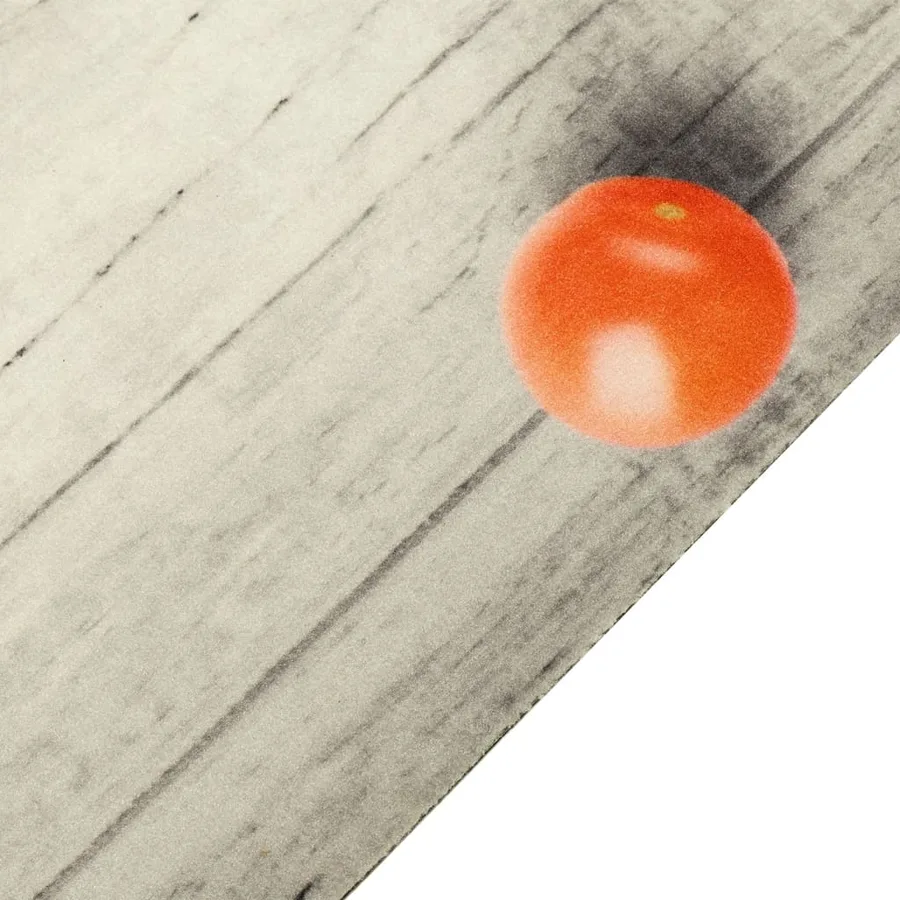 Tapis de cuisine lavable impression de tomates 60x180cm velours - 3
