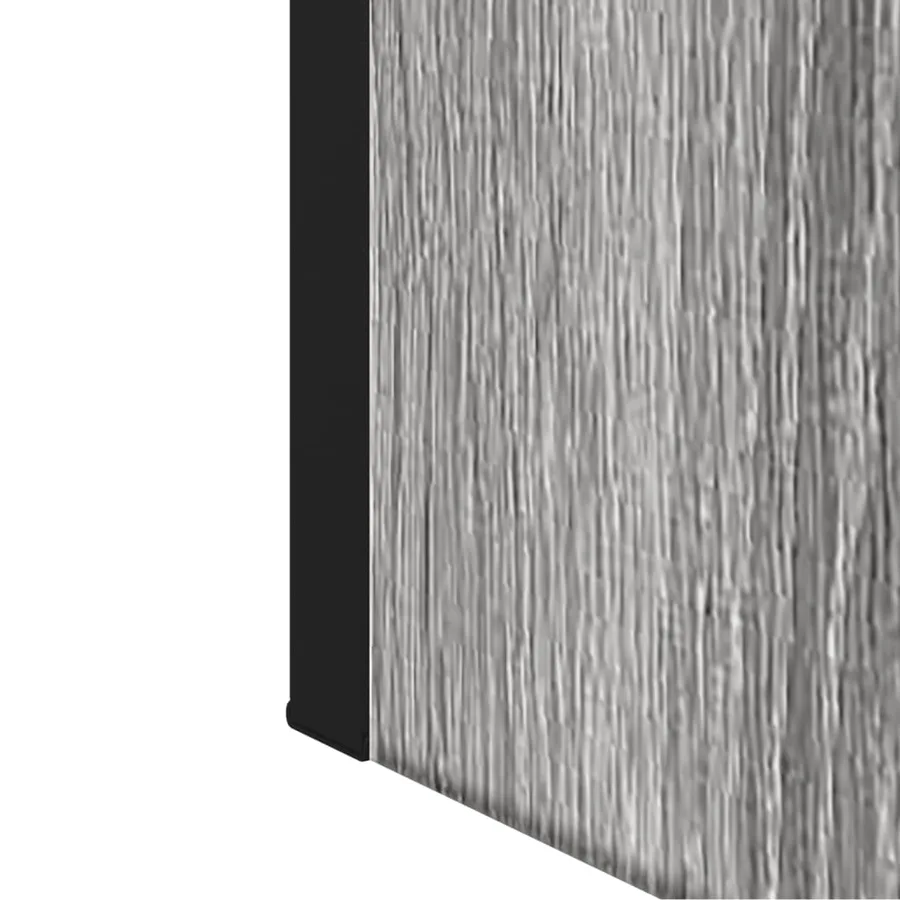 Armoire à miroir de salle de bain sonoma gris bois d’ingénierie - 11