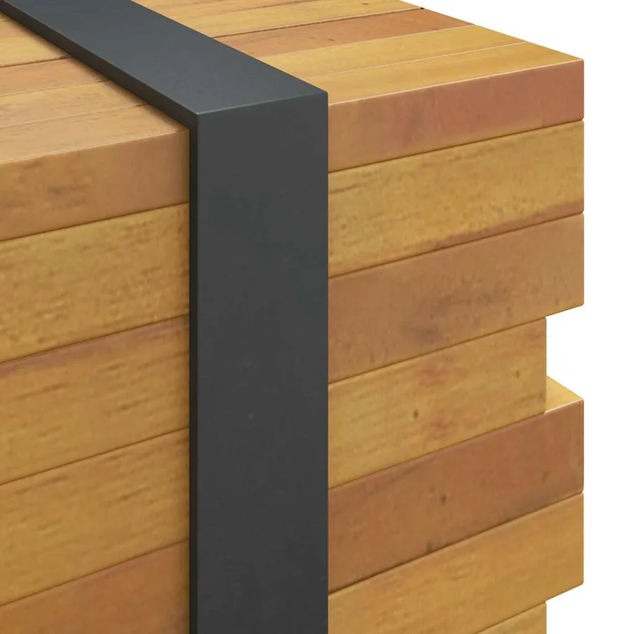 Table basse 110x45x35 cm bois massif de teck - 7