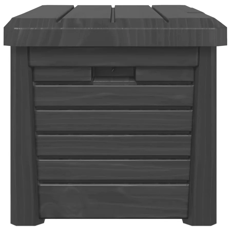 Boîte à coussins d'extérieur anthracite polypropylène - 6
