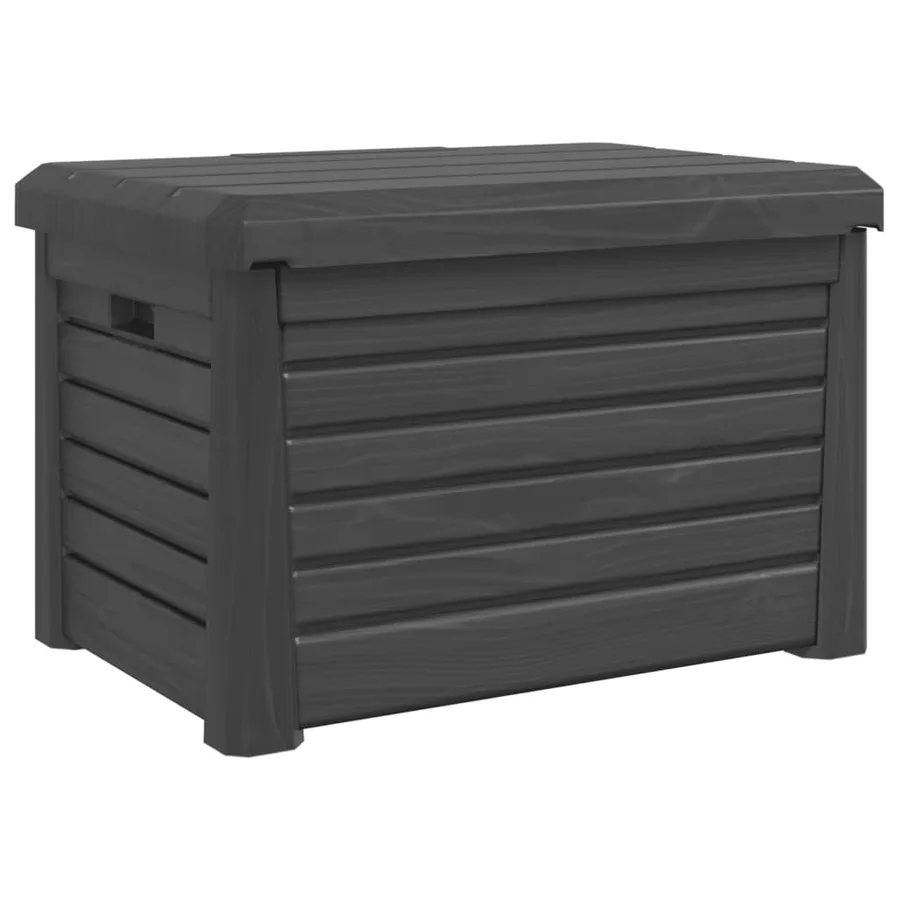 Boîte à coussins d'extérieur anthracite polypropylène - 7