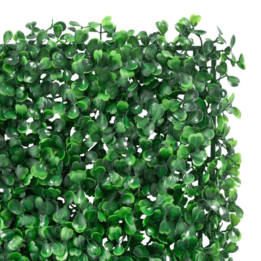 Clôture à feuilles d’arbustes artificiels 24 pcs vert 50x50 cm - 6