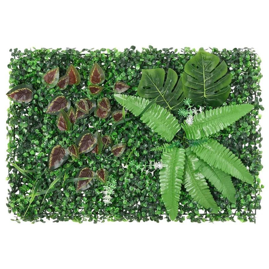 Clôture à plantes artificielles 24 pcs vert 40x60 cm - 2
