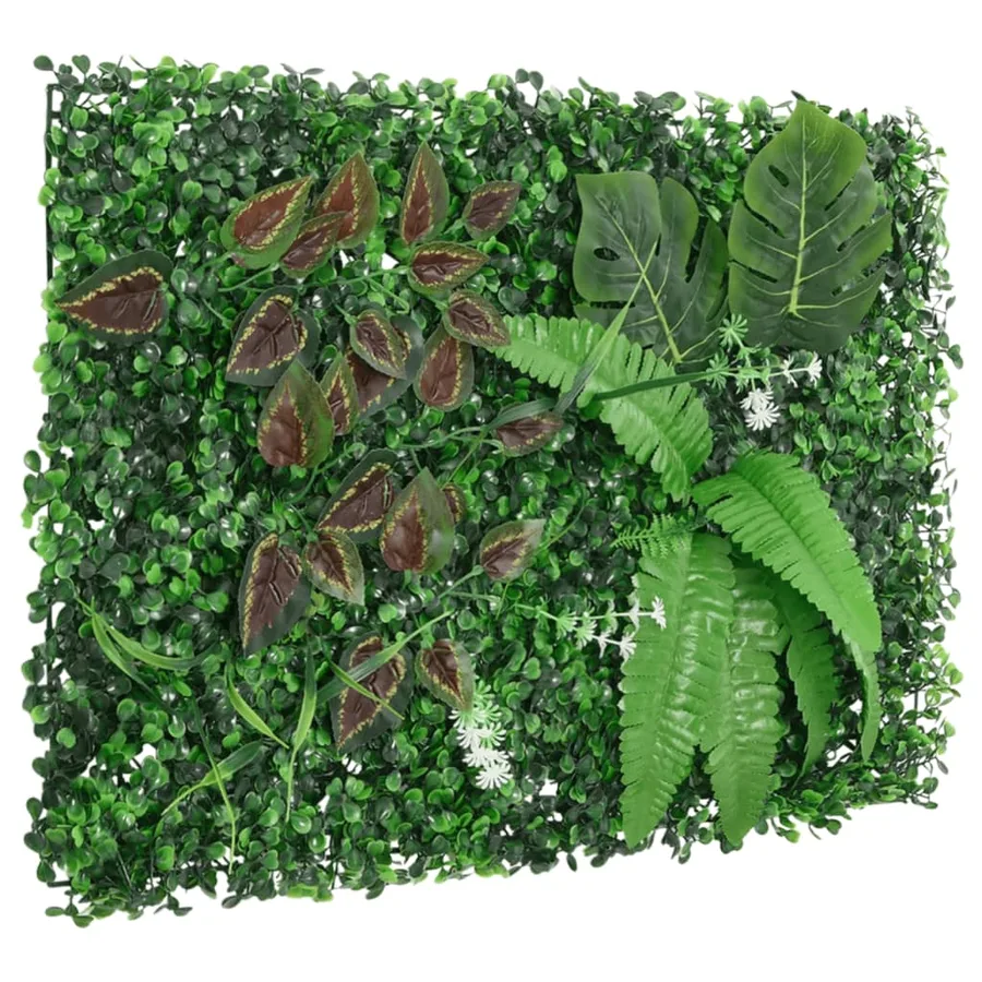 Clôture à plantes artificielles 24 pcs vert 40x60 cm - 3