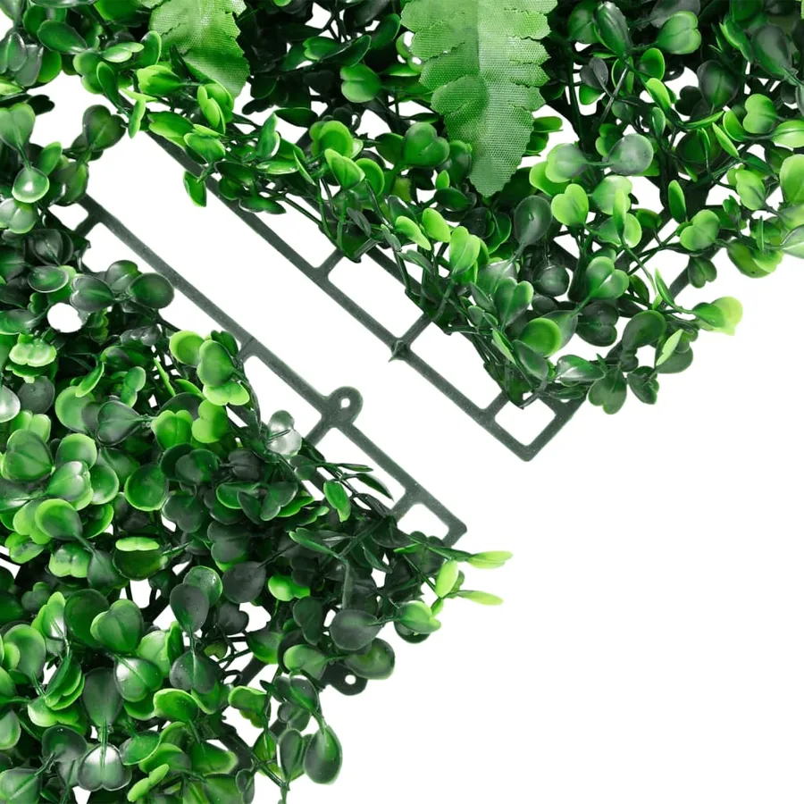 Clôture à plantes artificielles 24 pcs vert 40x60 cm - 5
