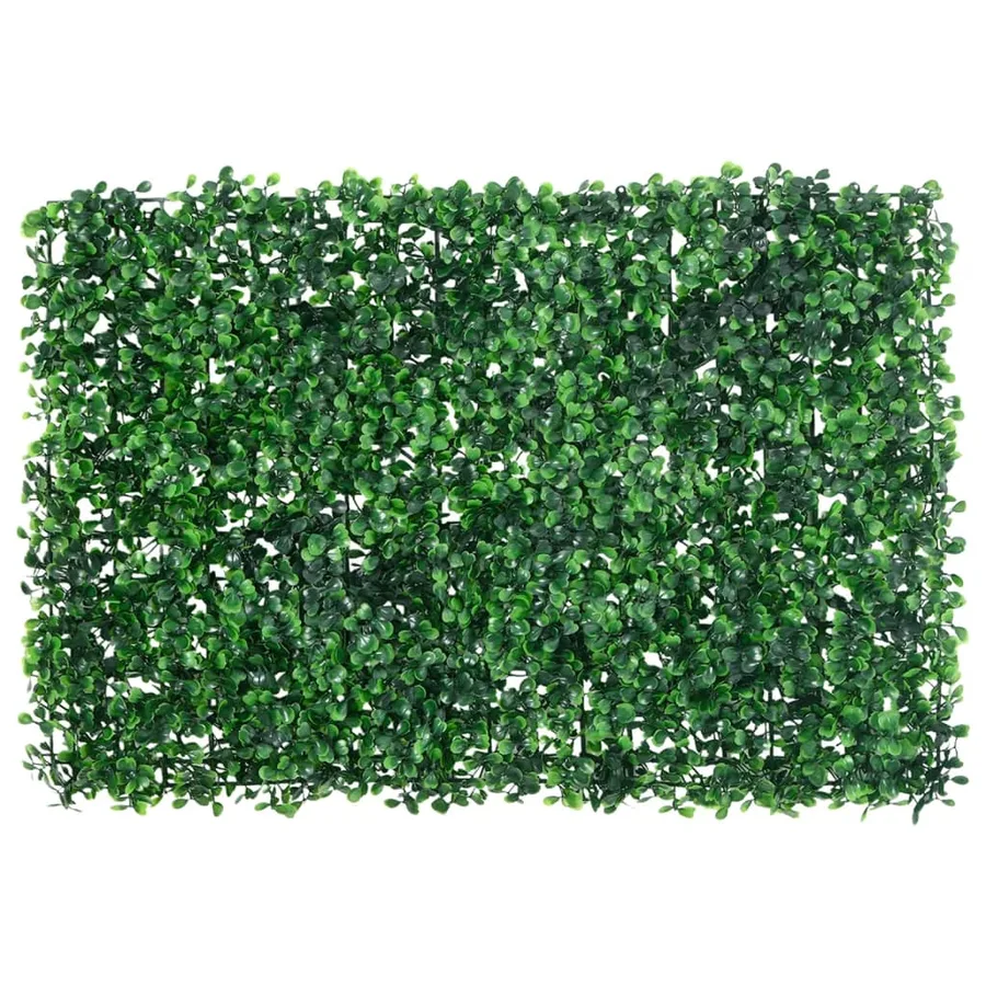 Clôture à feuilles d'arbustes artificiels 24 pcs Vert 40x60 cm - 2