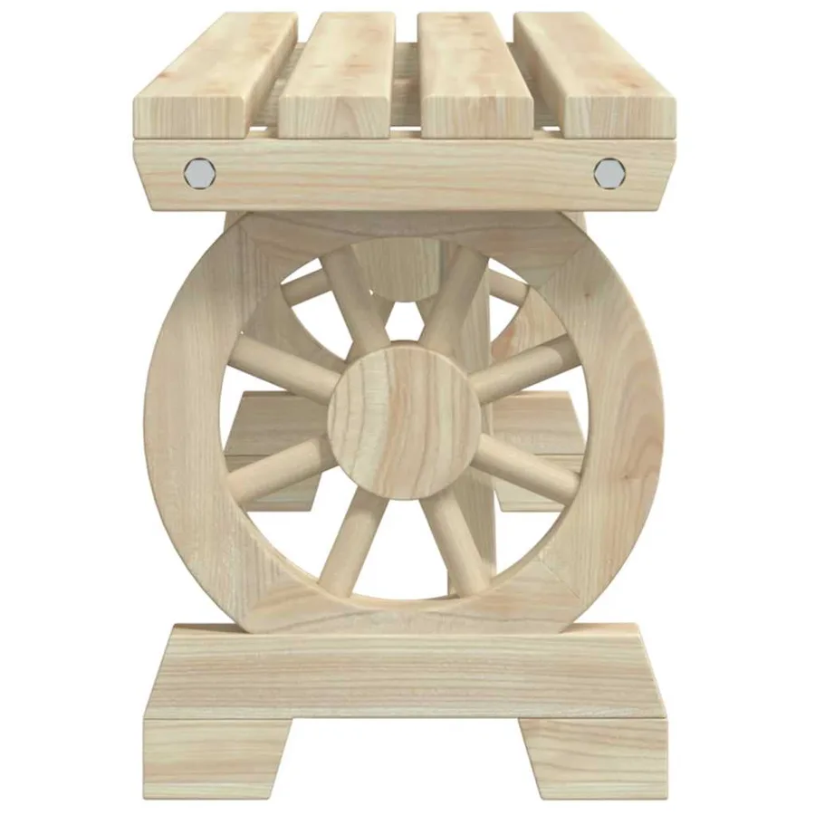 Banc de jardin 115 cm bois de sapin massif - 5