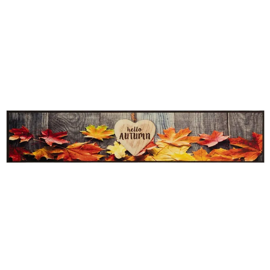 Tapis de cuisine lavable impression d'automne 60x300 cm velours - 2