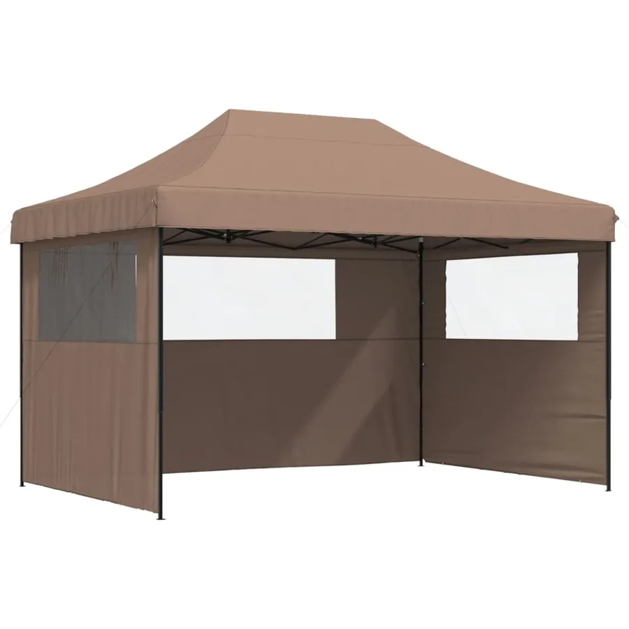 Tente de réception pliable escamotable avec 3 parois latérales - 2