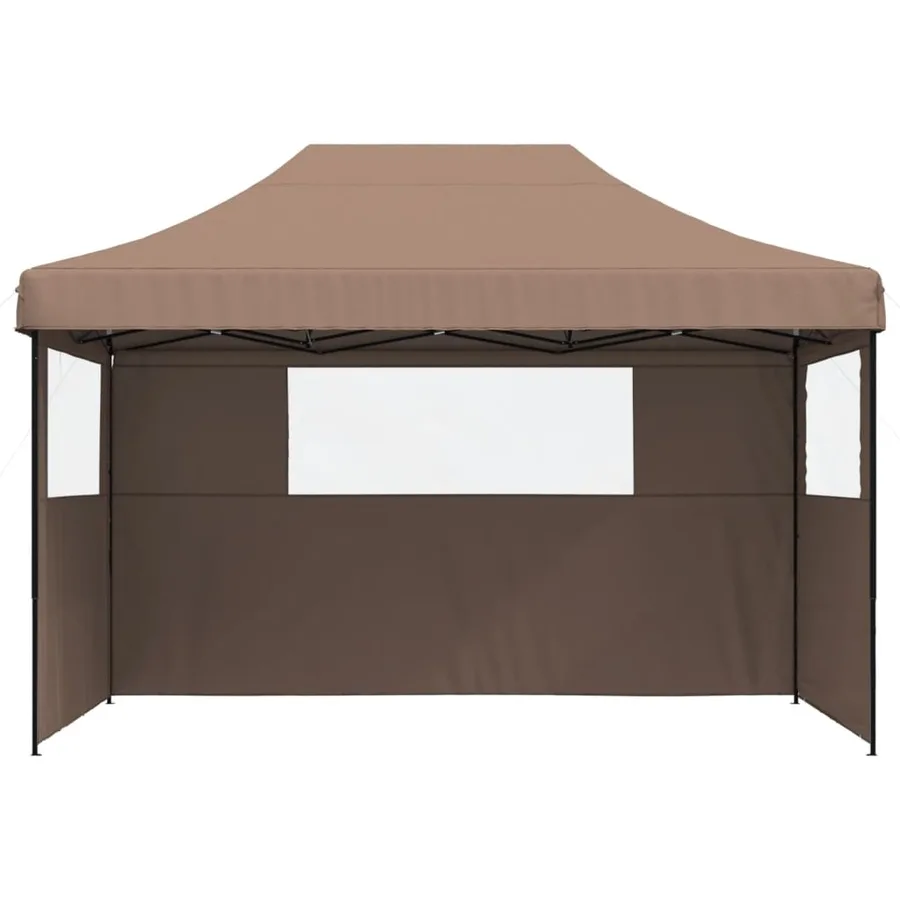Tente de réception pliable escamotable avec 3 parois latérales - 3