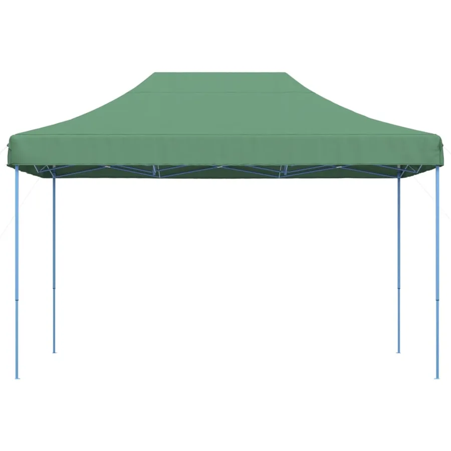 Tente de réception pliable escamotable vert 410x279x315 cm - 3