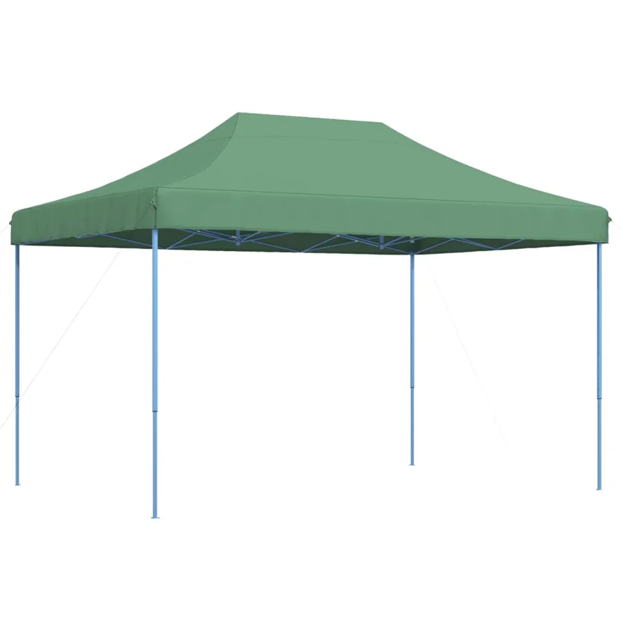 Tente de réception pliable escamotable vert 410x279x315 cm - 5