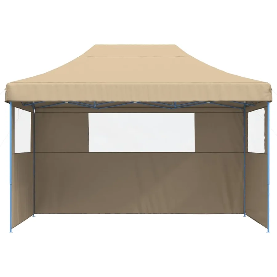 Tente de réception pliable escamotable avec 3 parois latérales - 3