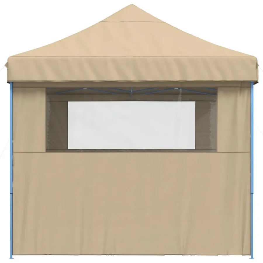 Tente de réception pliable escamotable avec 3 parois latérales - 4