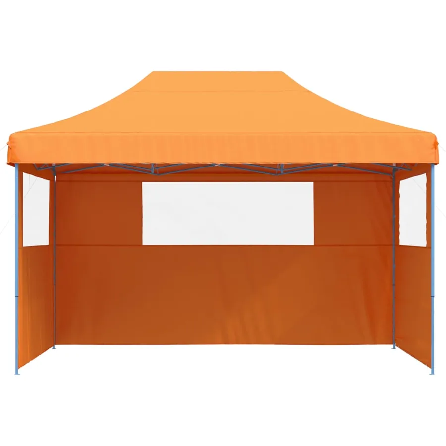 Tente de réception pliable escamotable avec 3 parois latérales - 3
