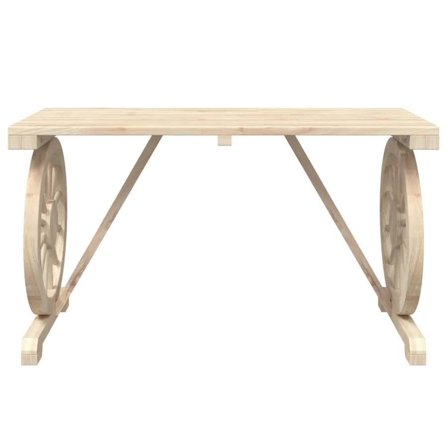 Table de jardin 115x55x65 cm bois de sapin massif - 4