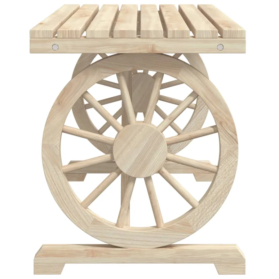 Table de jardin 115x55x65 cm bois de sapin massif - 5