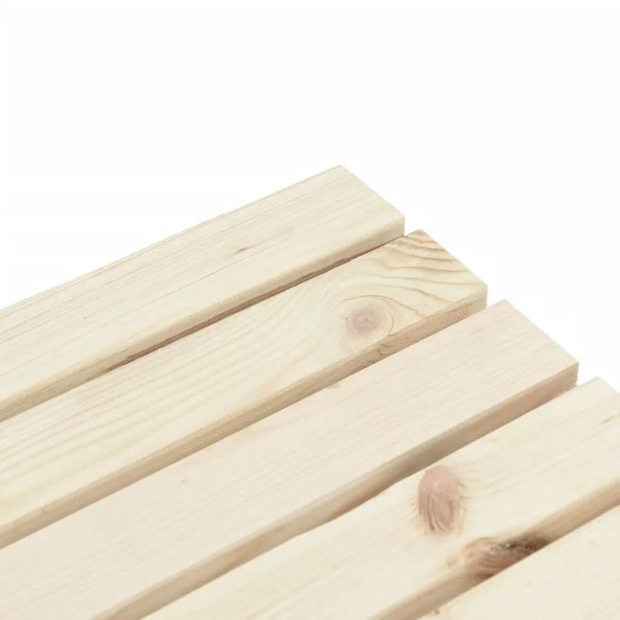 Table basse de jardin 90x50x40 cm bois de sapin massif - 8