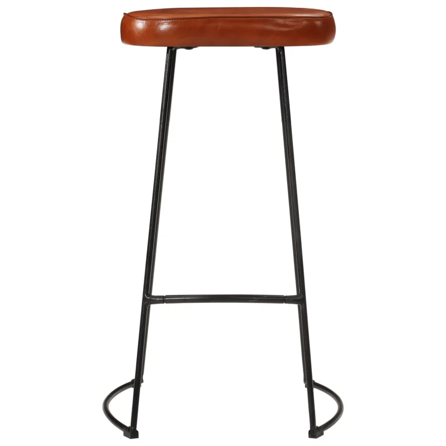 Ensemble de bar 7 pcs bois de manguier brut massif et métal - 4