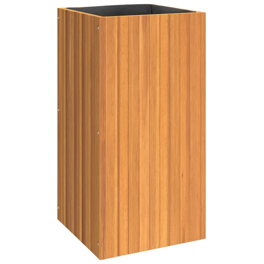 Jardinière 45x45x90 cm bois massif d'acacia - 2