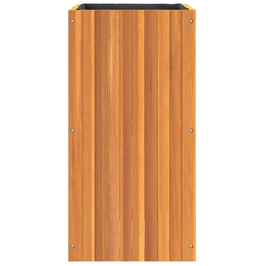 Jardinière 45x45x90 cm bois massif d'acacia - 6