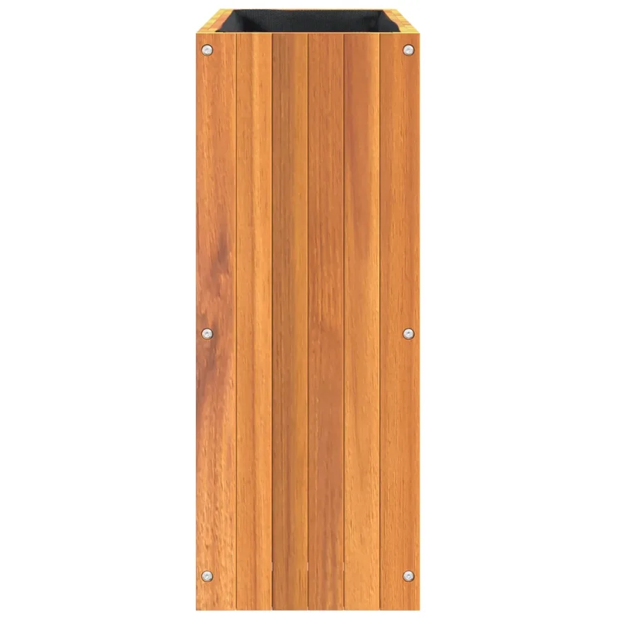 Jardinière 59x27,5x70 cm bois massif d'acacia - 6