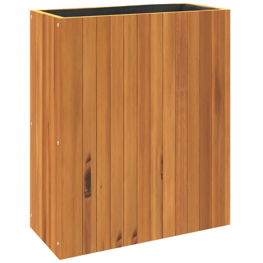 Jardinière 59x27,5x70 cm bois massif d'acacia - 7