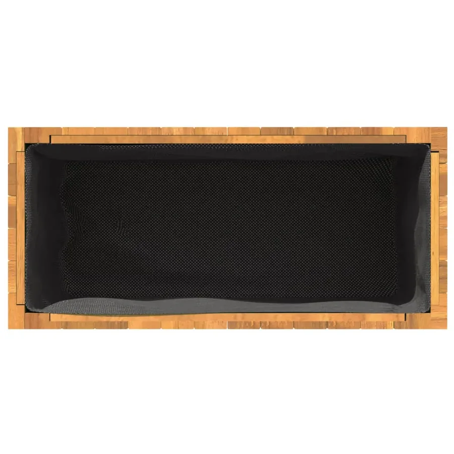 Jardinière 59x27,5x70 cm bois massif d'acacia - 8