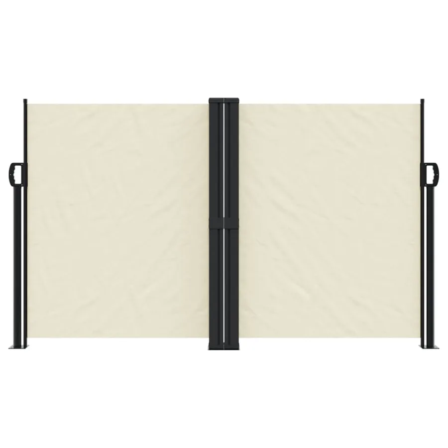 Auvent latéral rétractable crème 140x600 cm - 3