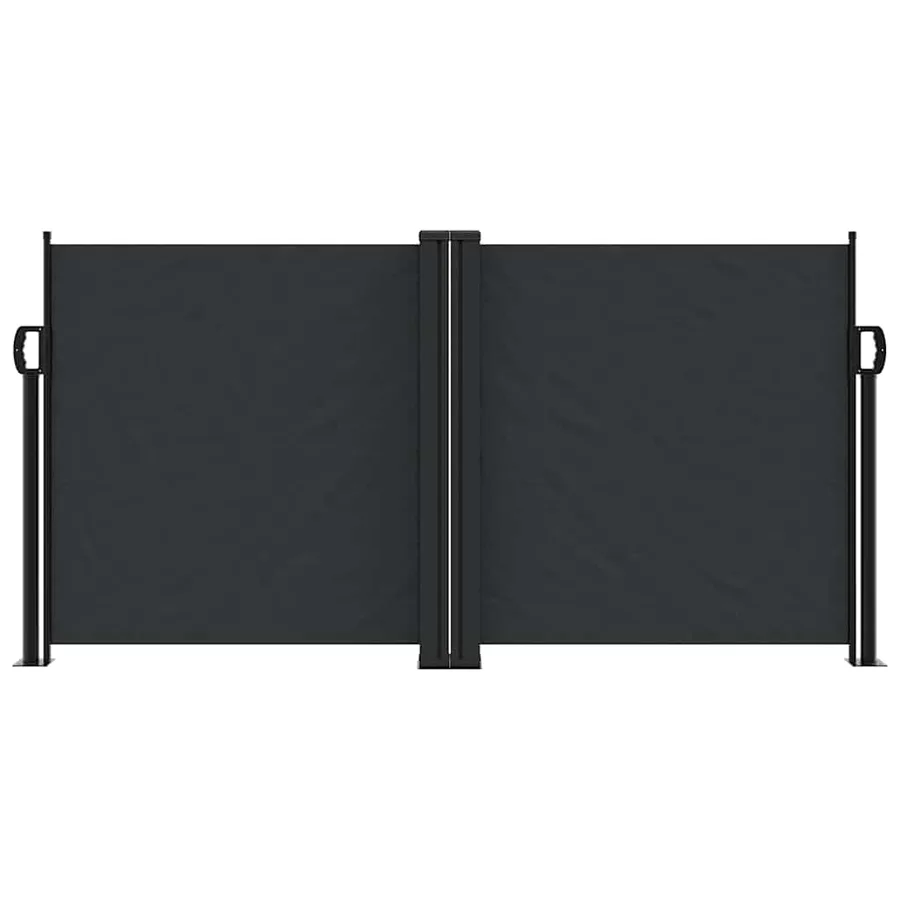 Auvent latéral rétractable noir 120x1000 cm - 3