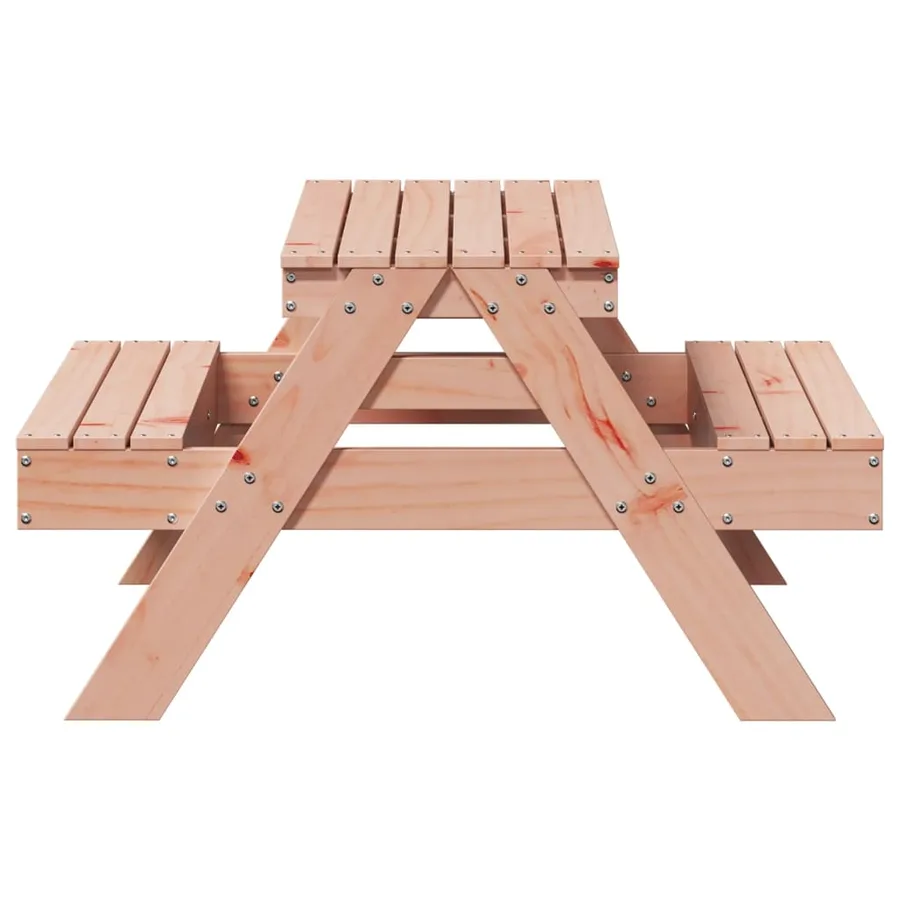 Table de pique-nique pour enfants bois massif de douglas - 5
