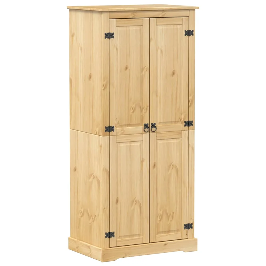 Garde-robe Corona 76x50x170 cm bois de pin massif - 2