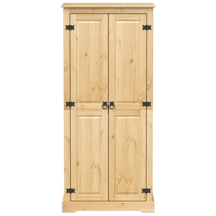 Garde-robe Corona 76x50x170 cm bois de pin massif - 4