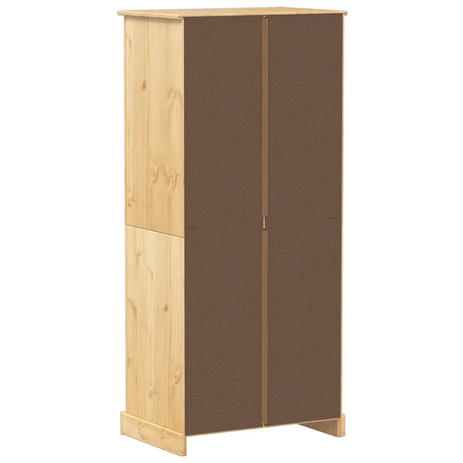 Garde-robe Corona 76x50x170 cm bois de pin massif - 6