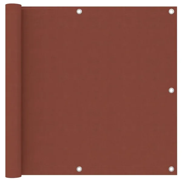 Écran de balcon Terre cuite 90x300 cm Tissu Oxford