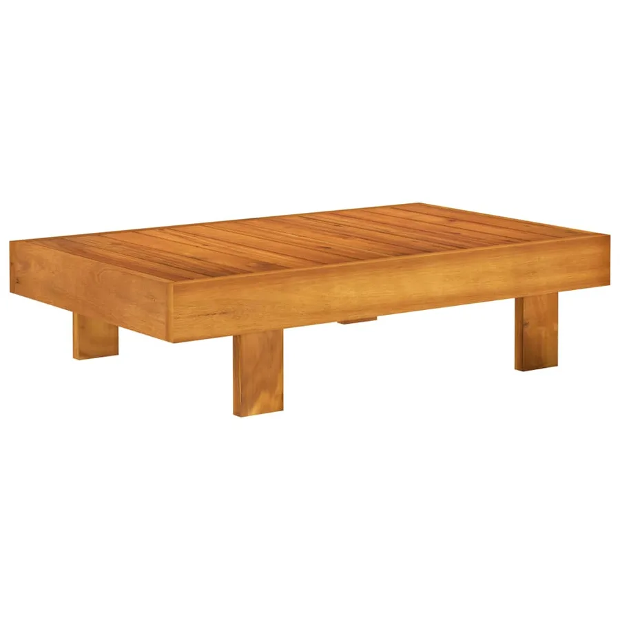 Salon de jardin 5 pcs avec coussins gris foncé Bois d'acacia - 17