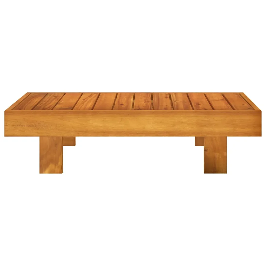 Salon de jardin 5 pcs avec coussins gris foncé Bois d'acacia - 18