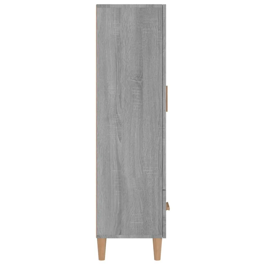 Buffet Sonoma gris 70x31x115 cm Bois d'ingénierie - 5