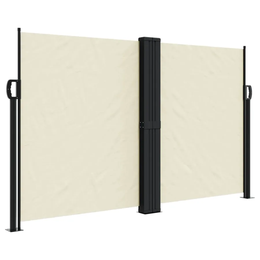 Auvent latéral rétractable crème 140x1000 cm - 2