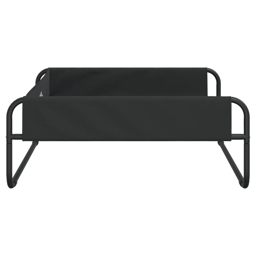 Lit surélevé pour chien anthracite tissu Oxford et acier - 6