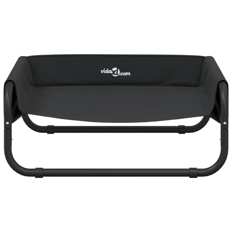 Lit surélevé pour chien anthracite tissu Oxford et acier - 5