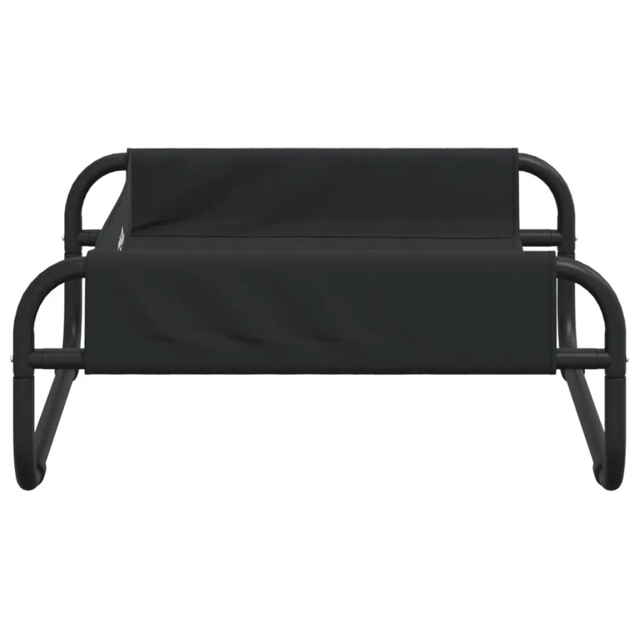 Lit surélevé pour chien anthracite tissu Oxford et acier - 6