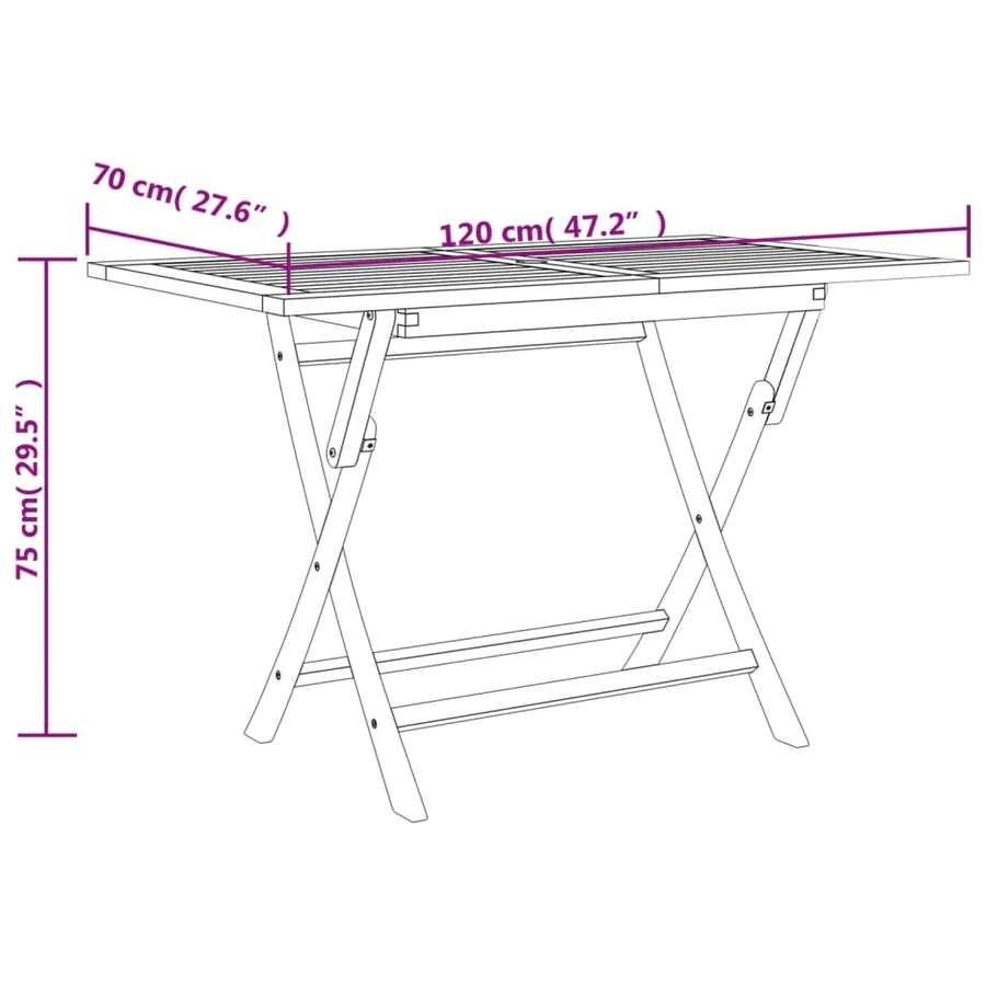 Salon de jardin 5 pcs gris bois de teck massif - 10
