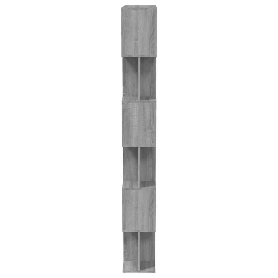 Bibliothèque/Cloison Sonoma gris 80x24x192 cm Bois d'ingénierie - 6