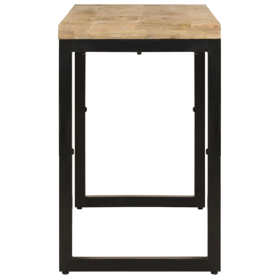 Table à dîner 110x50x76 cm Bois de manguier massif - 4