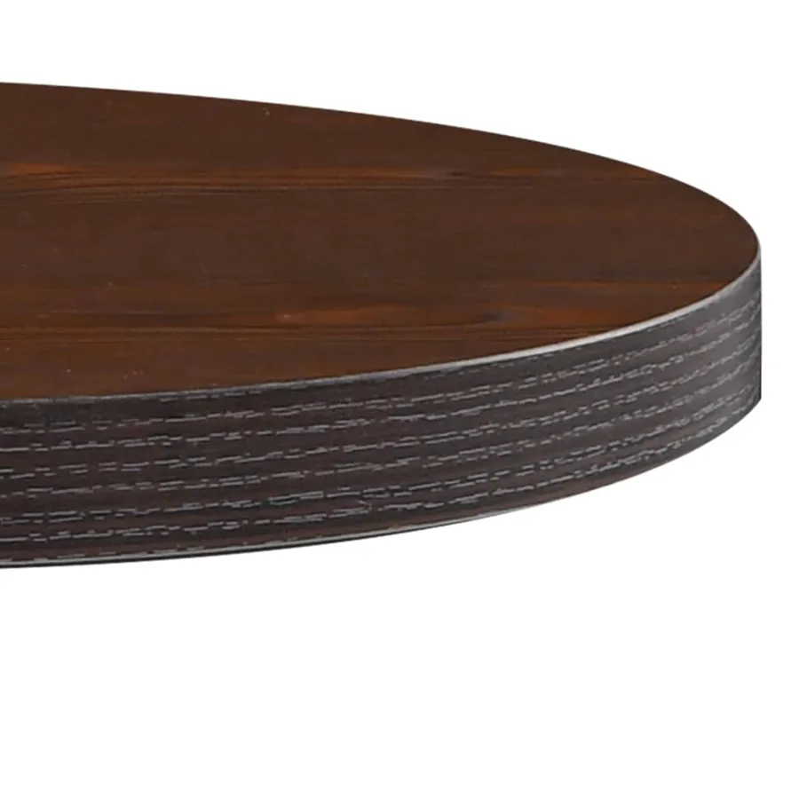 Table de bistro Marron foncé 50 cm MDF - 3