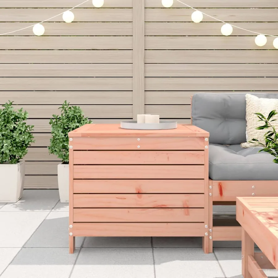 Repose-pied de jardin 62x63,5x53,5 cm bois massif de douglas - 3