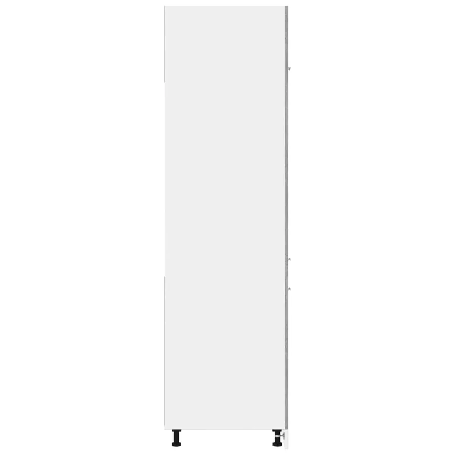 Armoire réfrigérée "Lyon" Gris Sonoma 60 x 57 x 207 cm Bois d'ingénierie - 5