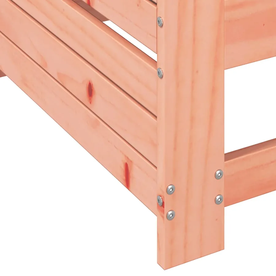 Canapé de jardin accoudoir avec table d'appoint massif douglas - 8